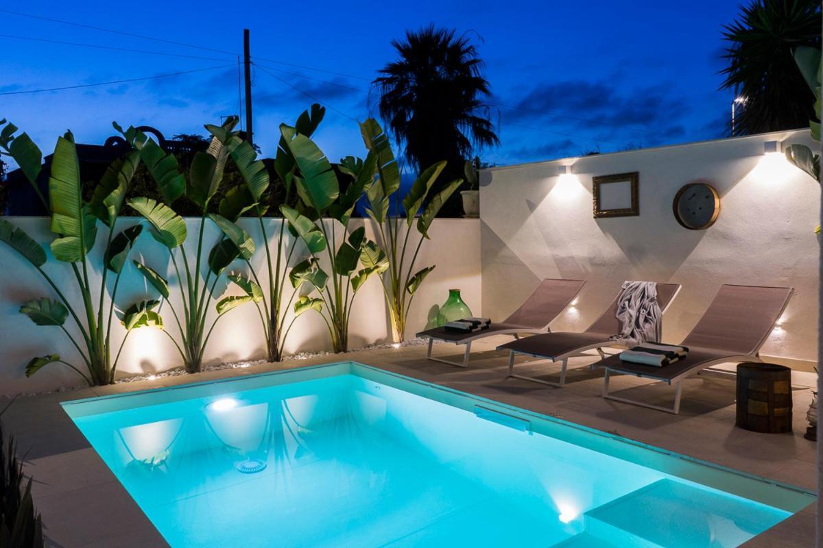 Villa Delle Palme Con Piscina Privata Santa Maria Del Focallo Kültér fotó